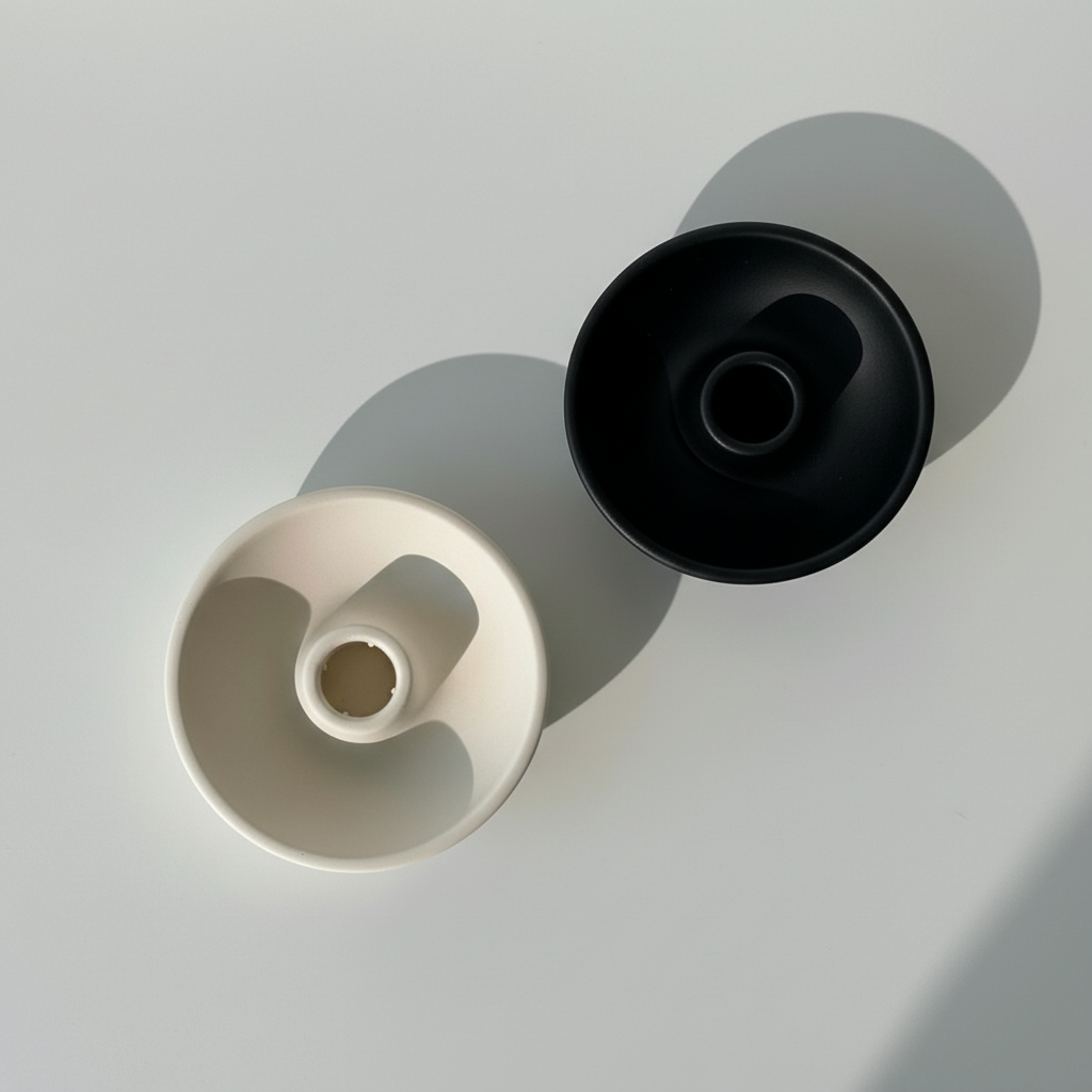 Handmade Taper Candle Holder: Modern Minimalist