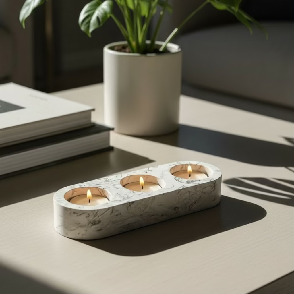 jemonite tealight candle holder 